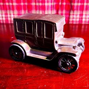 OLDER 1912 METAL CAR COIN BANK ADVERTISING